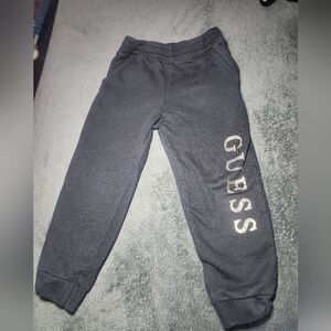 Guess Black Kids Sweatpants with Side Logo Size 3t
